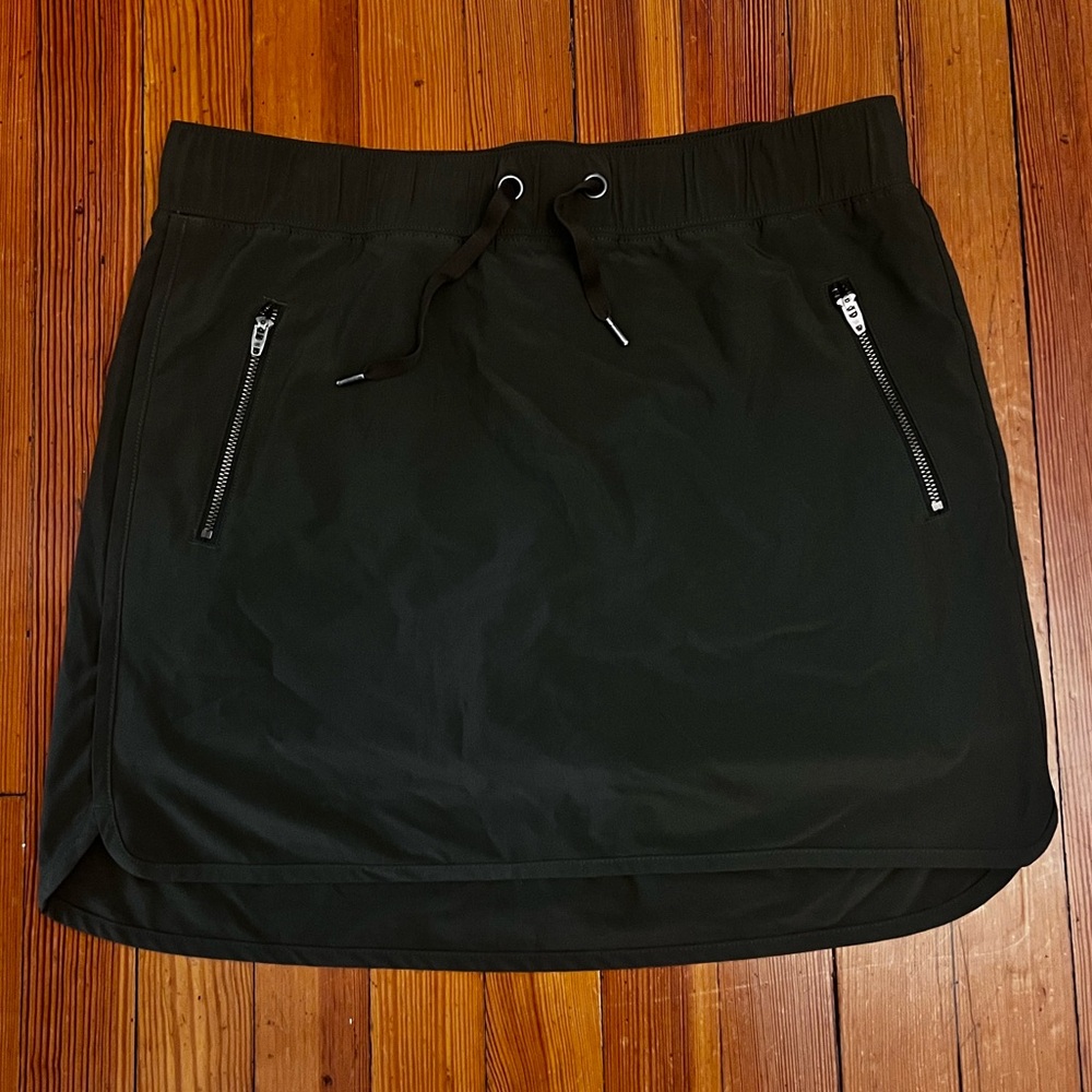 Athleta Army Green Skort